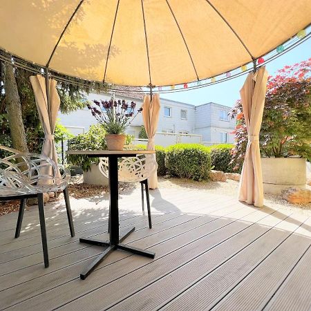 Korbstadt-Villa Rattan-Design Mit Balkon, Garten, Arbeitsplatz, Kueche Λίχτενφελς Εξωτερικό φωτογραφία